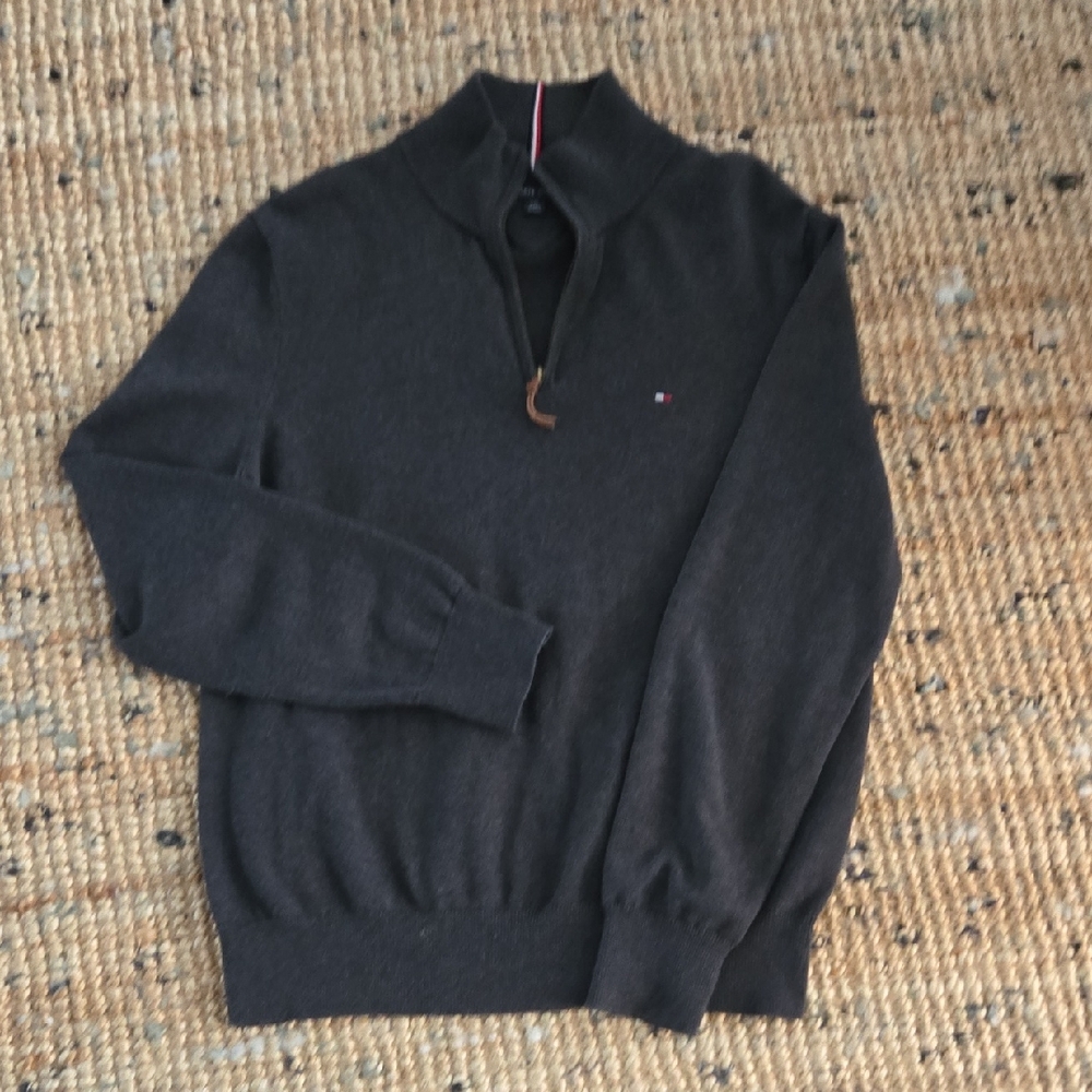 Tommy Hilfiger]Charcoal Turtleneck Sweater